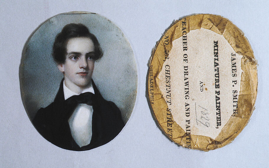 Portrait of a Gentleman, James Passmore Smith (1803–1888), Watercolor on ivory, American 