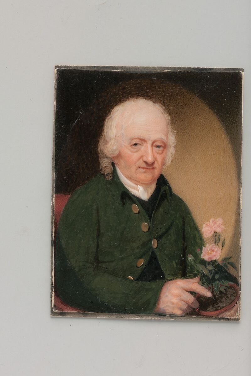 Portrait of a Gentleman, Watercolor on ivory, American 