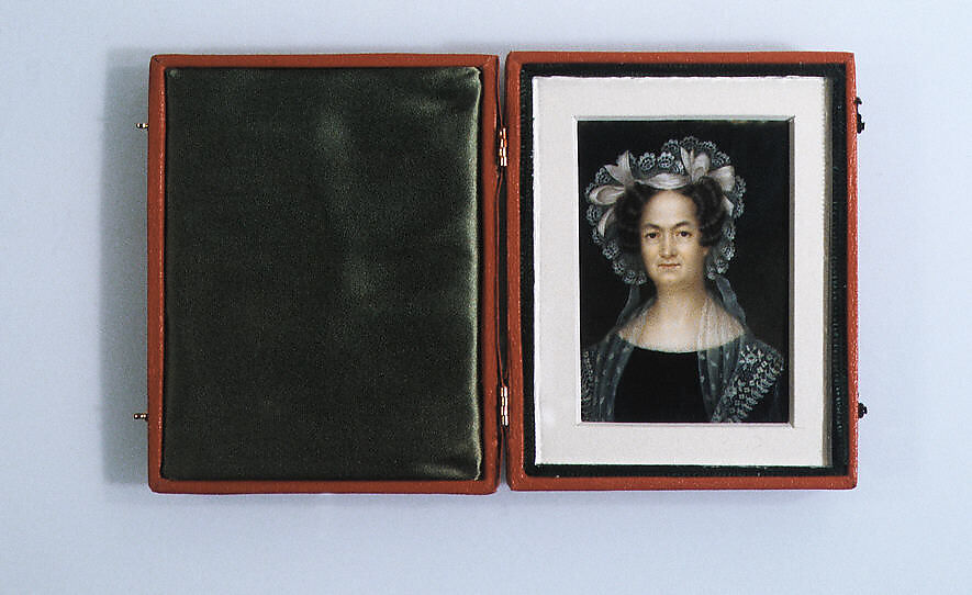 Mrs. Jacob Gerard Koch (Jane Griffith), Louisa Catherine Strobel (1803–1883), Watercolor on ivory, American