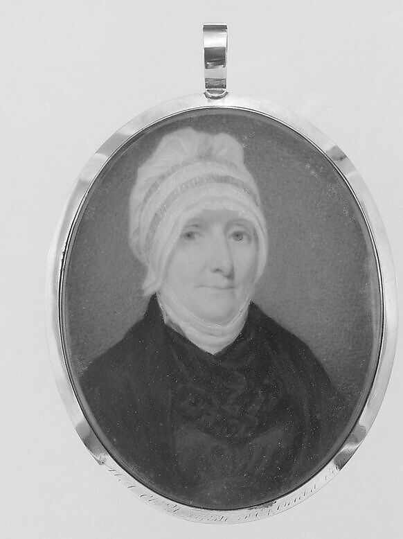 Portrait of a Lady, William John Thomson (1771–1845), Watercolor on ivory, Scottish 