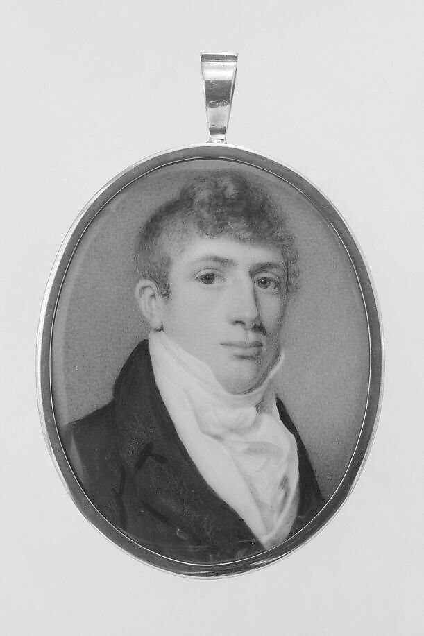 Portrait of a Gentleman, William John Thomson (1771–1845), Watercolor on ivory, Scottish 