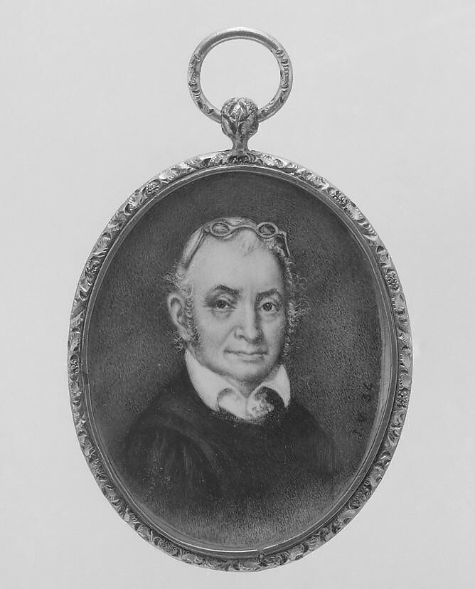 Aaron Burr, Attributed to James Van Dyck (active 1825–44), Watercolor on ivory, American 