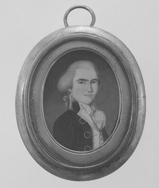 Frederick Kuhl, William Verstille (American, Boston, Massachusetts 1757–1803 Boston, Massachusetts), Watercolor on ivory, American 