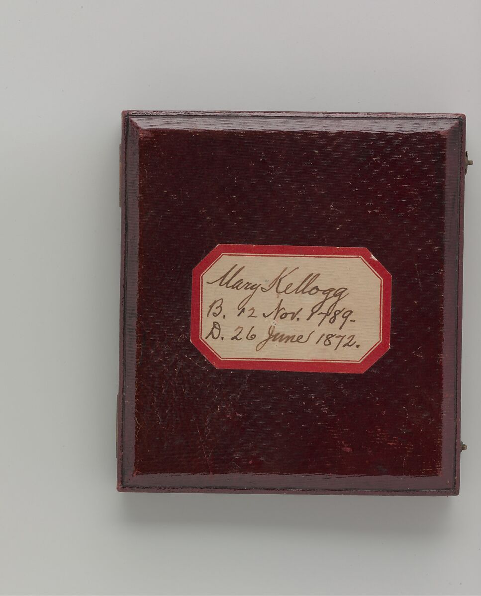 Mary Kellogg, James Whitehorne (1803–1888), Watercolor on ivory, American