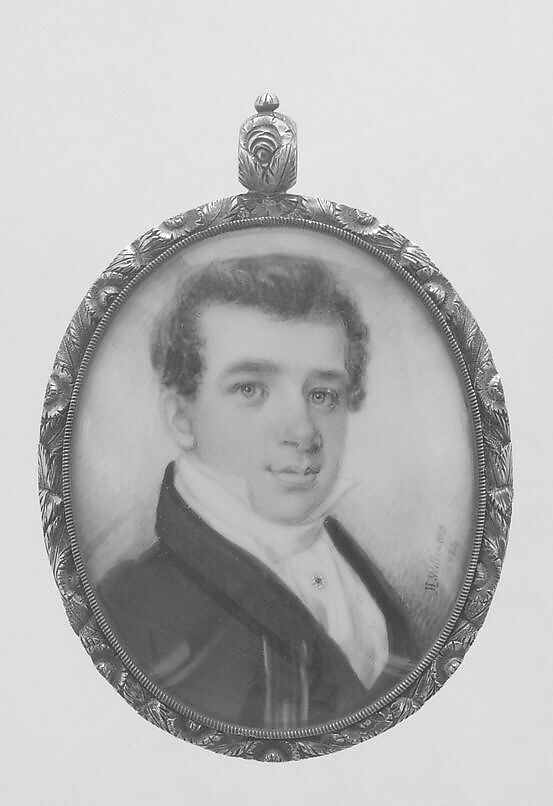 Portrait of a Gentleman, Henry Williams (American, Boston, Massachusetts 1787–1830 Boston, Massachusetts), Watercolor on ivory, American 