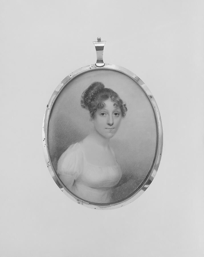 Miss Muir, Joseph Wood (1778–1830), Watercolor on ivory, American 