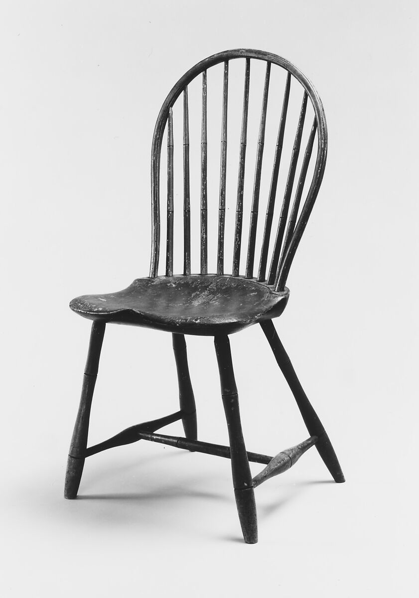 Side Chair, Gilbert Gaw (active 1796–1823), Maple, poplar, oak and hickory, American 