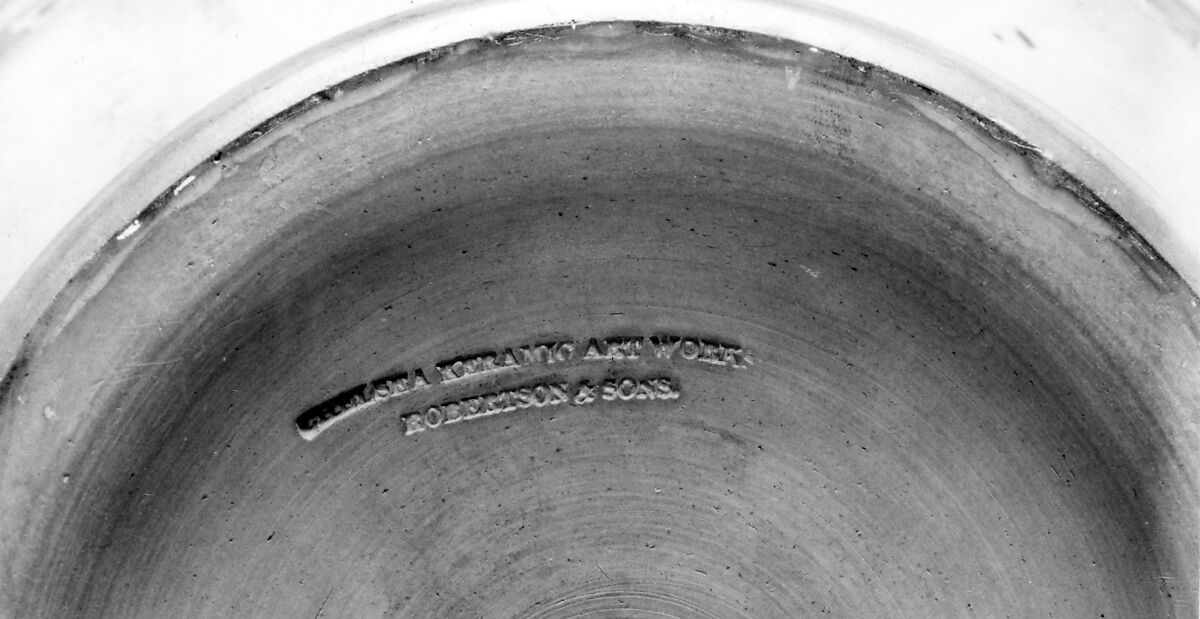 Vase, Designed by George W. Fenety (1850–1933), Red earthenware, American