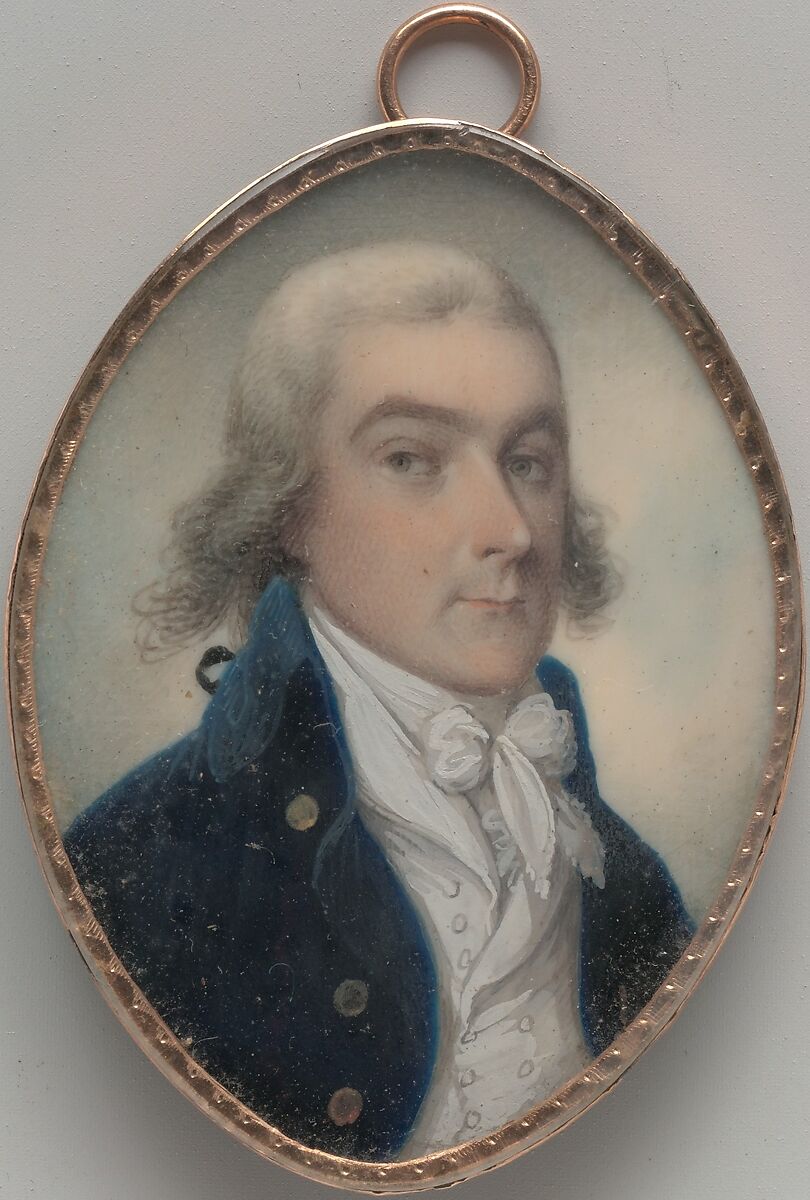 William Udall, Archibald Robertson (American, Moneymusk, Scotland 1765–1835 New York), Watercolor on ivory, American 