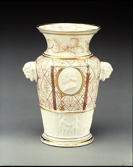Century Vase, Designed by Karl L. H. Müller (American, 1820–1887), Porcelain, American
