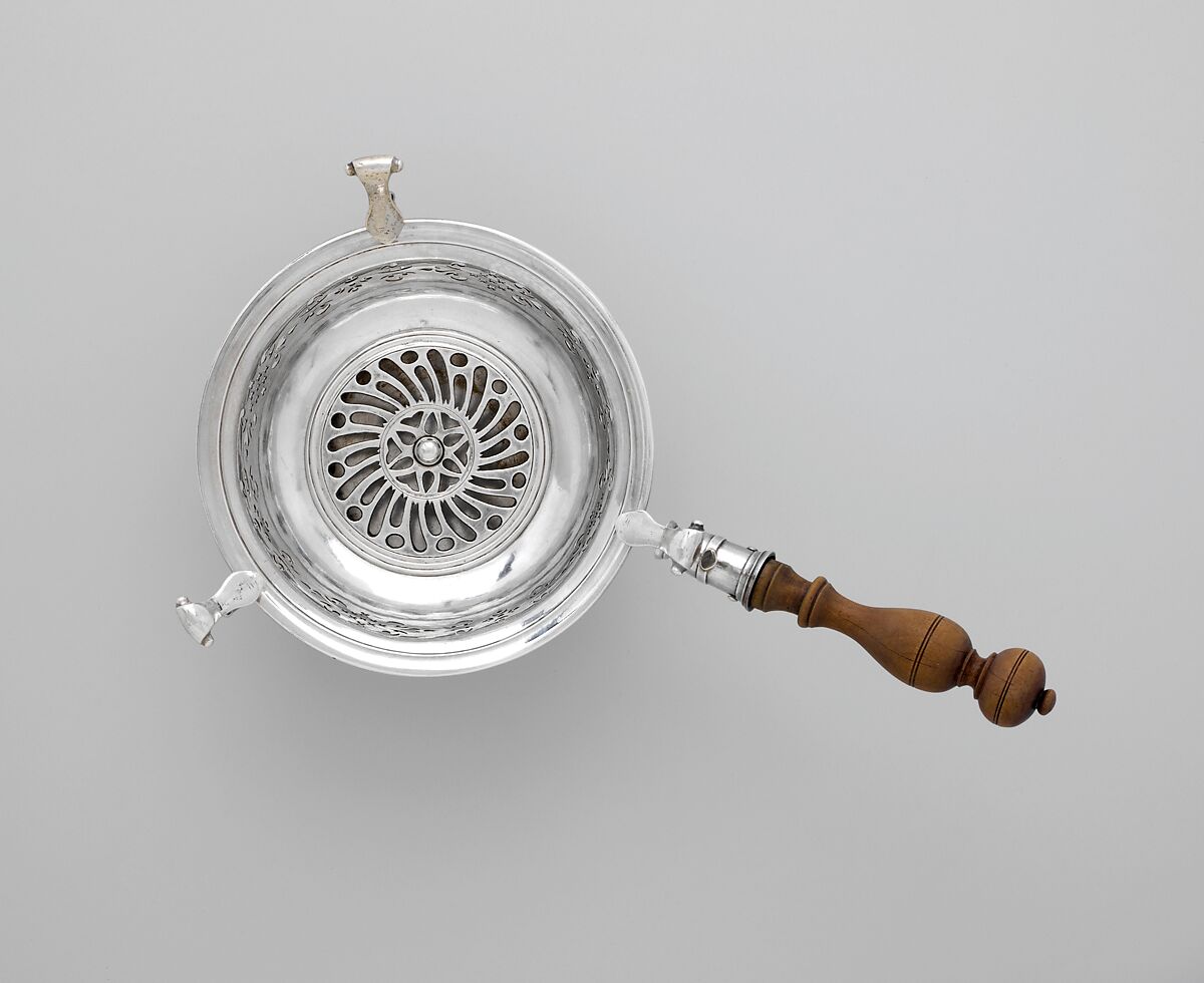 Chafing Dish, John Burt (1692/93–1745/46), Silver, American