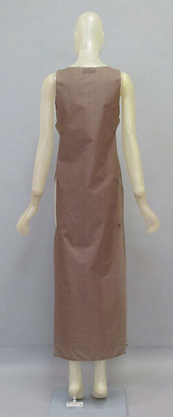 Dress, Helmut Lang (Austrian, born 1956), paper, synthetic, metal, Austrian