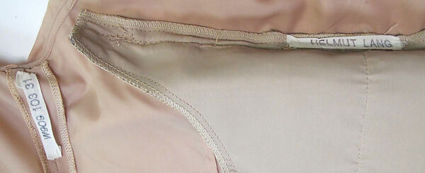 Dress, Helmut Lang (Austrian, born 1956), synthetic, Austrian