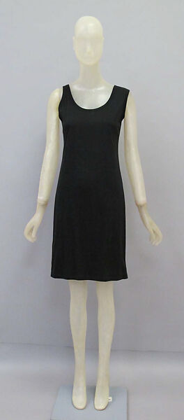 Ensemble, Helmut Lang (Austrian, born 1956), (a) silk, silk/synthetic; (b) cotton; (c, d) leather, rubber; (e) leather, metal, Austrian