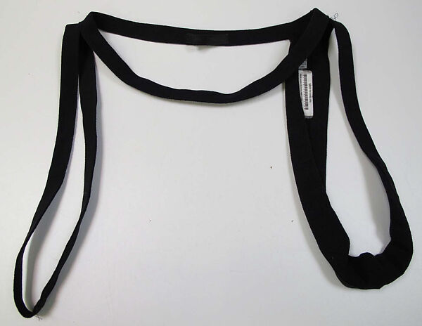 Ensemble, Helmut Lang (Austrian, born 1956), (a, c) synthetic; (b, f) synthetic, metal; (d) cotton, metal; (e) watersnake, metal; (g, h) leather, Austrian