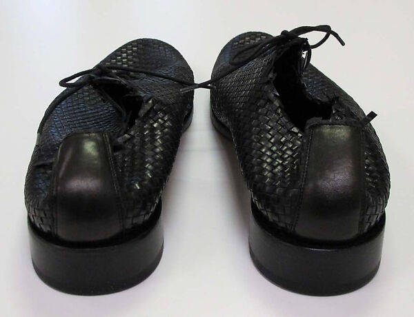 Ensemble, Helmut Lang (Austrian, born 1956), (a, c) synthetic; (b, f) synthetic, metal; (d) cotton, metal; (e) watersnake, metal; (g, h) leather, Austrian