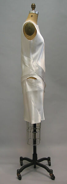 Dress, Helmut Lang (Austrian, born 1956), silk, synthetic, Austrian