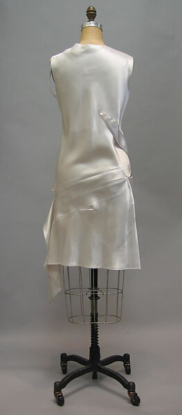 Dress, Helmut Lang (Austrian, born 1956), silk, synthetic, Austrian