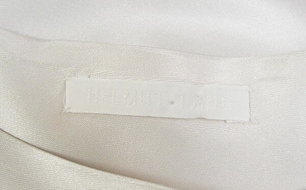 Dress, Helmut Lang (Austrian, born 1956), silk, synthetic, Austrian