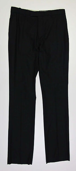 Ensemble, Helmut Lang (Austrian, born 1956), (a) cotton, synthetic; (b, c, d) wool; (e) synthetic; (f, g) leather, metal; (j) cotton, metal, Austrian