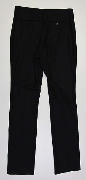 Ensemble, Helmut Lang (Austrian, born 1956), (a) cotton, synthetic; (b, c, d) wool; (e) synthetic; (f, g) leather, metal; (j) cotton, metal, Austrian