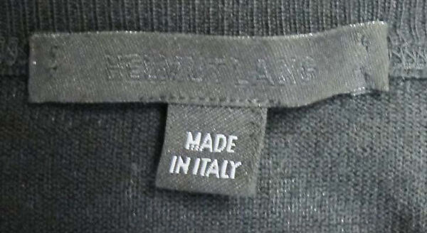 Ensemble, Helmut Lang (Austrian, born 1956), (a) wool; (b) synthetic; (c, d) leather, metal, Austrian