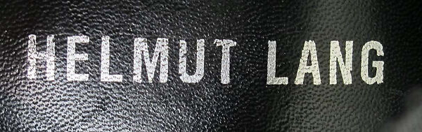 Ensemble, Helmut Lang (Austrian, born 1956), (a) silk, synthetic; (b) silk, cotton; (c, d) patent leather, synthetic, Austrian