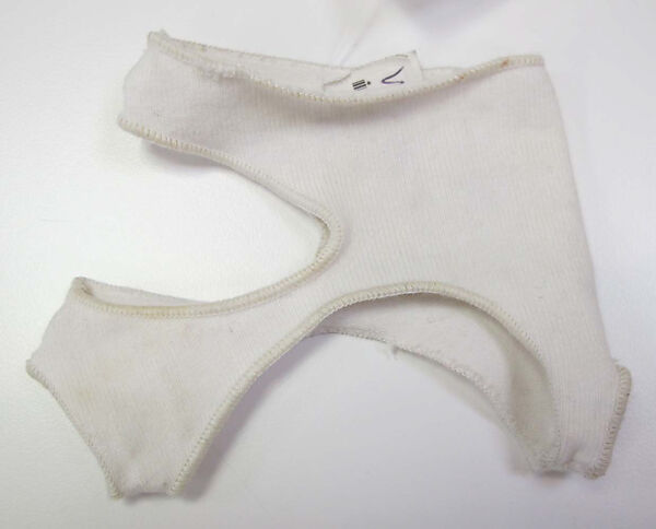 Ensemble, Helmut Lang (Austrian, born 1956), (a) synthetic; (b) cotton, synthetic; (c, e, f) leather, metal (d) synthetic, Austrian