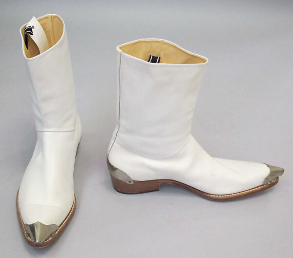 Ensemble, Helmut Lang (Austrian, born 1956), (a) synthetic; (b) cotton, synthetic; (c, e, f) leather, metal (d) synthetic, Austrian