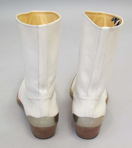 Ensemble, Helmut Lang (Austrian, born 1956), (a) synthetic; (b) cotton, synthetic; (c, e, f) leather, metal (d) synthetic, Austrian