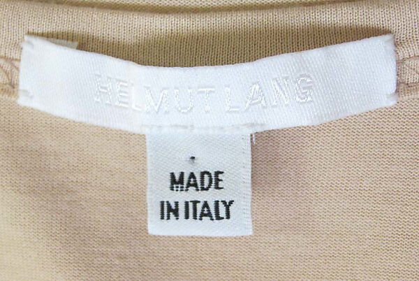 Dress, Helmut Lang (Austrian, born 1956), cotton, Austrian