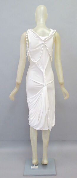 Ensemble, Helmut Lang (Austrian, born 1956), (a) synthetic; (b, c) leather, suede, jute, lizard skin, synthetic, Austrian