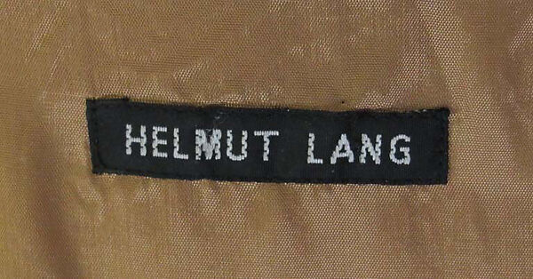 Dress, Helmut Lang (Austrian, born 1956), synthetic, Austrian