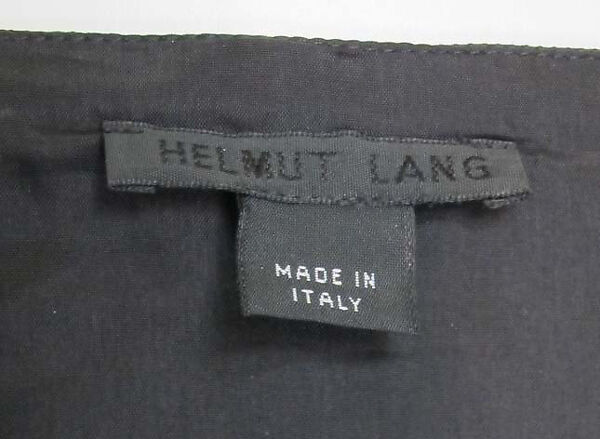 Ensemble, Helmut Lang (Austrian, born 1956), silk, Austrian