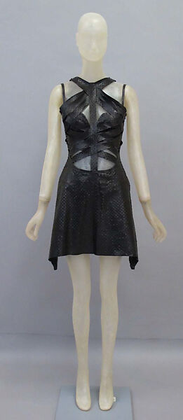 Ensemble, Helmut Lang (Austrian, born 1956), leather, Austrian 