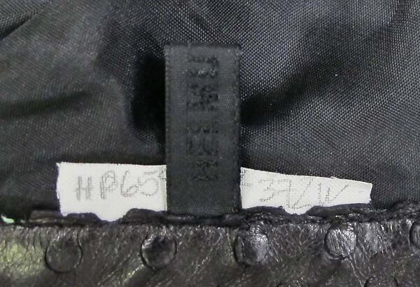 Ensemble, Helmut Lang (Austrian, born 1956), leather, Austrian