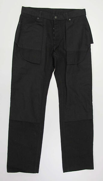 Ensemble, Helmut Lang (Austrian, born 1956), (a) cotton, synthetic; (b, c) cotton; (d, e) cotton, synthetic, rubber, Austrian