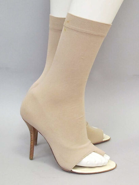 Shoes, Helmut Lang (Austrian, born 1956), synthetic, leather, Austrian