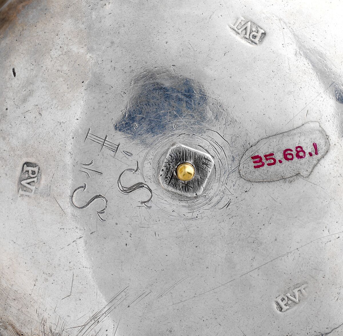 Chafing Dish, Peter Van Dyck (1684–1750), Silver, American