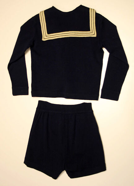 Sailor suit, wool, probably American