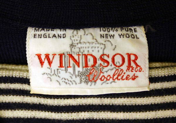 Sailor suit, wool, probably American