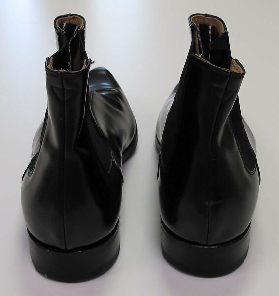 Ensemble, Helmut Lang (Austrian, born 1956), wool, cotton, silk, metal, Spazzolato, Austrian