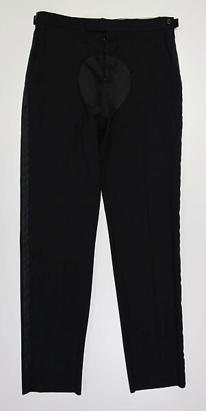 Ensemble, Helmut Lang (Austrian, born 1956), wool, cotton, silk, metal, Spazzolato, Austrian