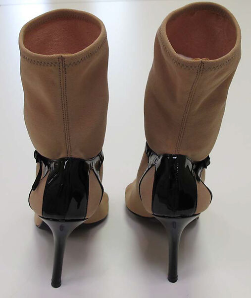 Shoes, Helmut Lang (Austrian, born 1956), synthetic, patent leather, Austrian