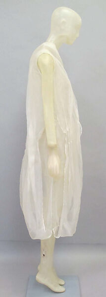 Ensemble, Helmut Lang (Austrian, born 1956), silk, feathers, Austrian