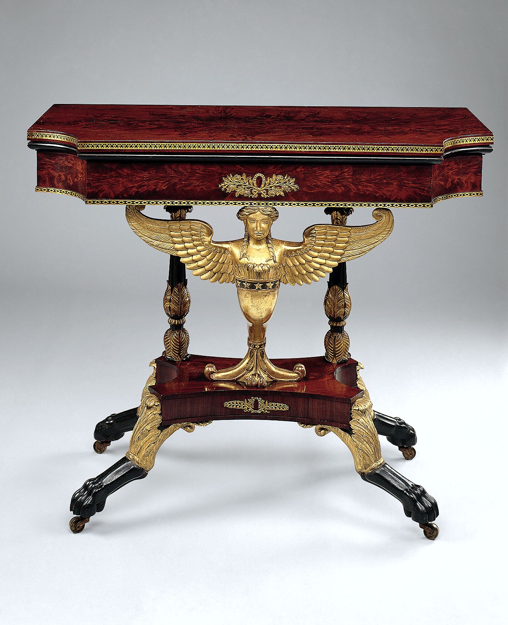 Charles-Honoré Lannuier - Card table - American - The Metropolitan