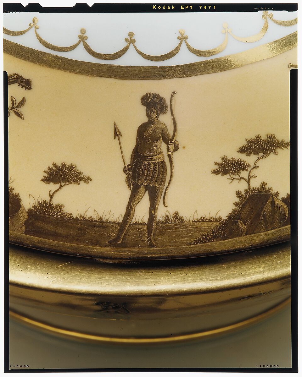 Covered tureen, Attributed to Dihl et Guérhard (French, 1781–ca. 1824), Porcelain, French, for American market