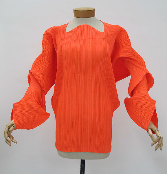 Shirt, Issey Miyake (Japanese, 1938–2022), polyester, Japanese