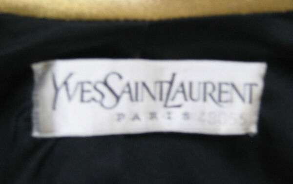 Trench coat, Yves Saint Laurent (French, founded 1961), leather, metal, French