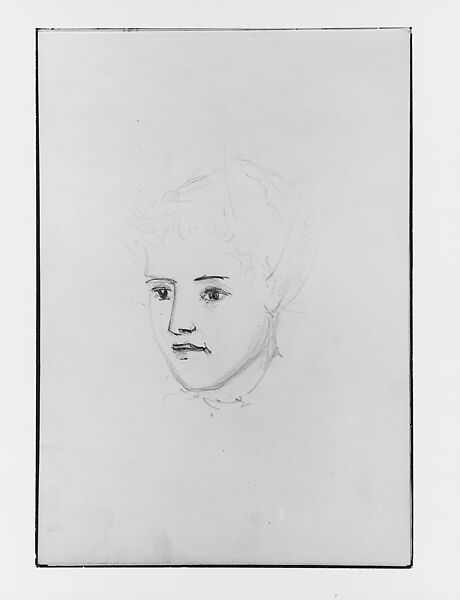 Gottlieb Feutz (from Switzerland 1870 Sketchbook), John Singer Sargent (American, Florence 1856–1925 London), Graphite on off-white wove paper, American 